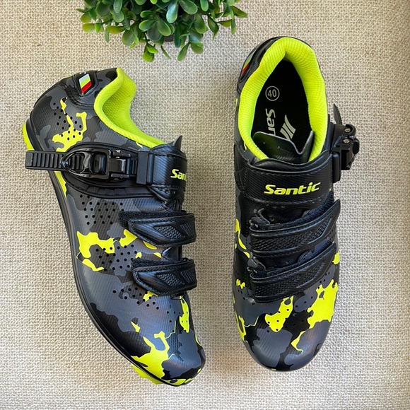 Santic Davee Road/Bike/Cycle shoes US 7/ EUR 40 Green - Picture 1 of 8